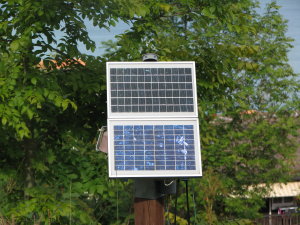 Solarmodule Teich