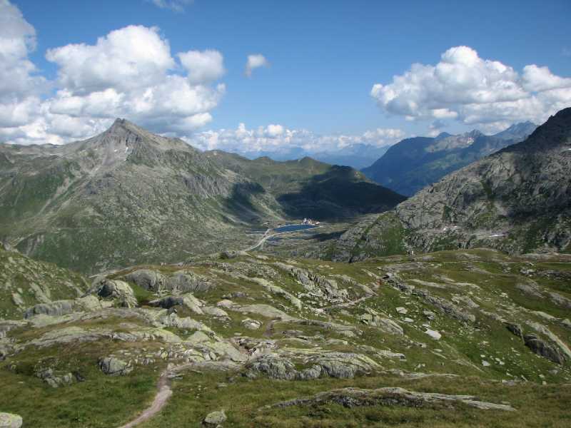 40 Abstieg ber Bergrcken