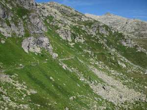 05 Bergweg gegen Norden